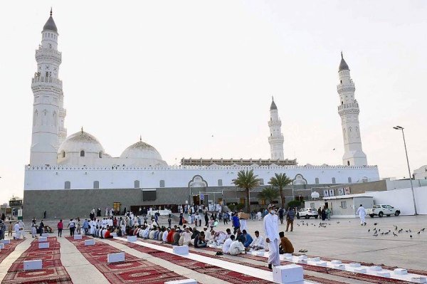  The first mosque built by Prophet Muhammad (PBUH) in Medina